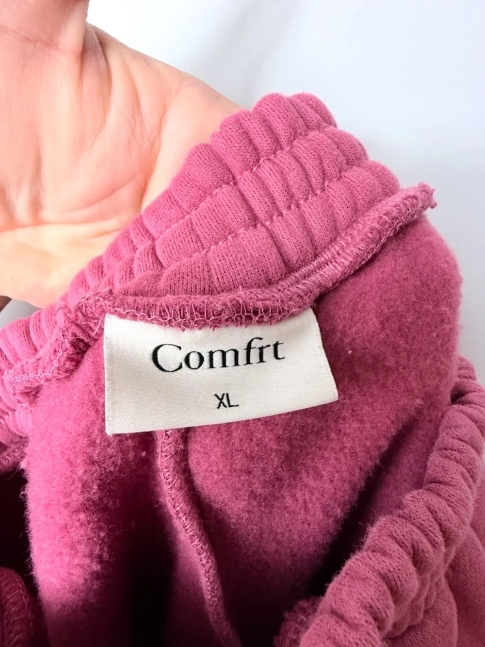 Comfrt Minimalist Kids Berry Sweatpants Size XL Cozy Winter Jogger (S)